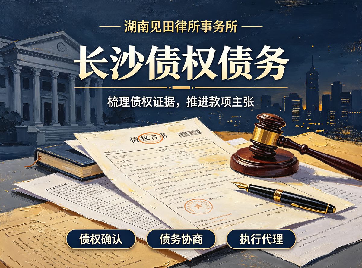 长沙债权债务 - 湖南见田律师事务所