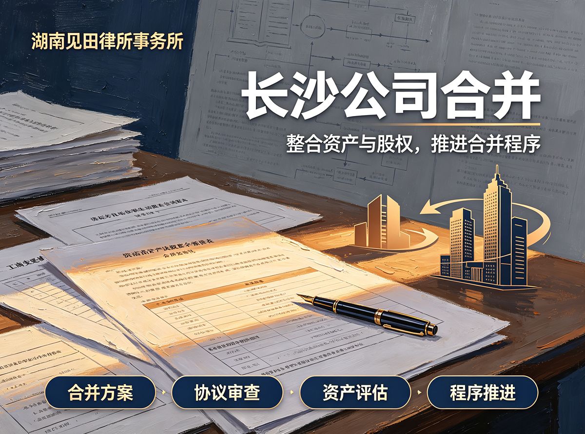 长沙公司合并 - 湖南见田律师事务所