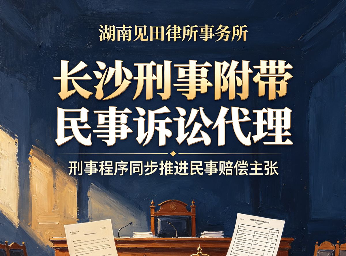 长沙刑事附带民事诉讼 - 湖南见田律师事务所