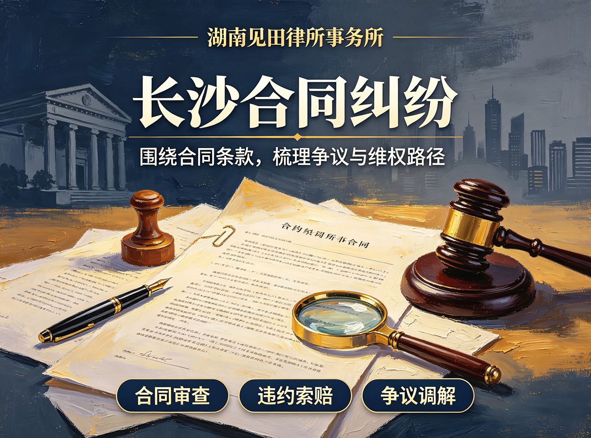 长沙合同纠纷 - 湖南见田律师事务所