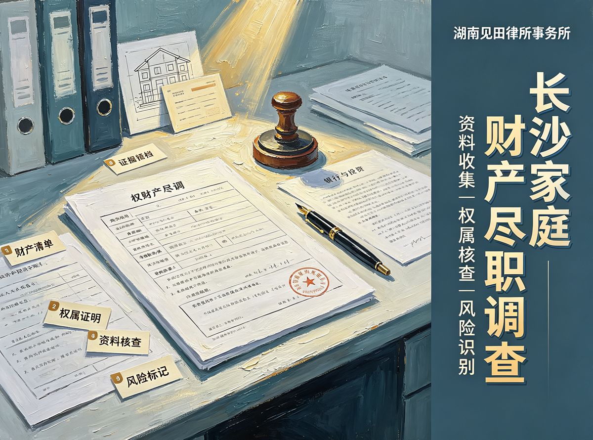 长沙尽职调查 - 湖南见田律师事务所