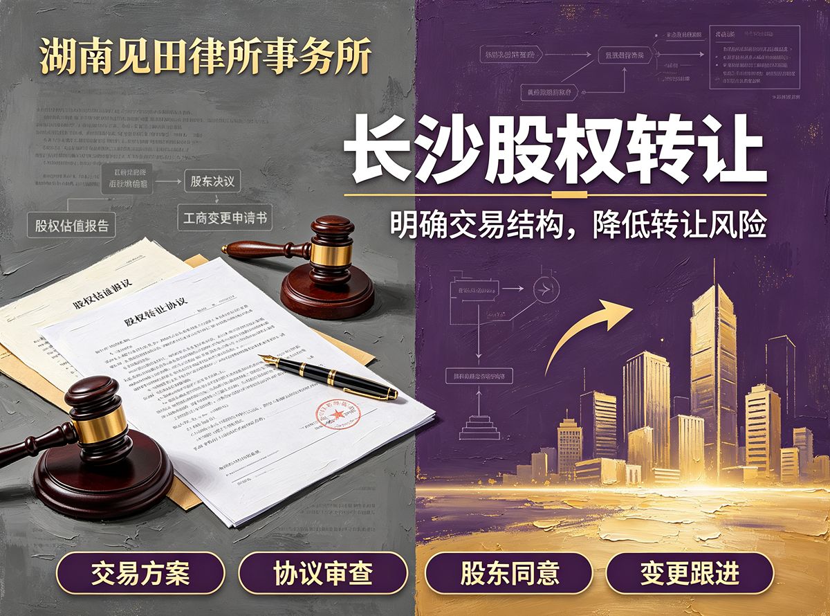 长沙股权转让 - 湖南见田律师事务所