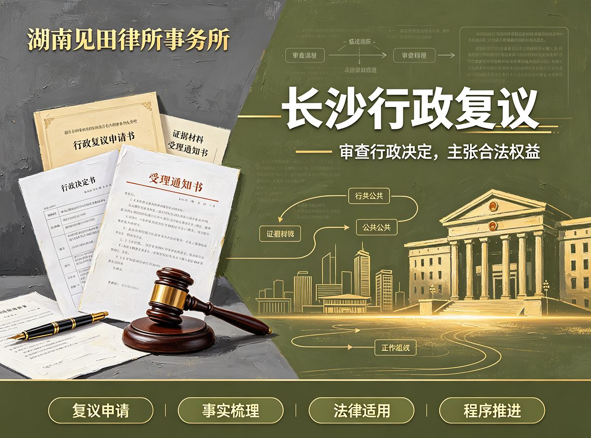 长沙行政复议 - 湖南见田律师事务所