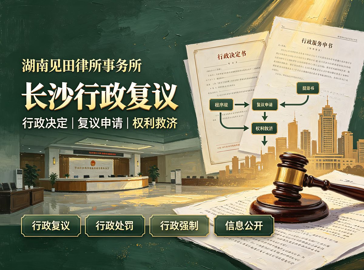 长沙行政复议 - 湖南见田律师事务所