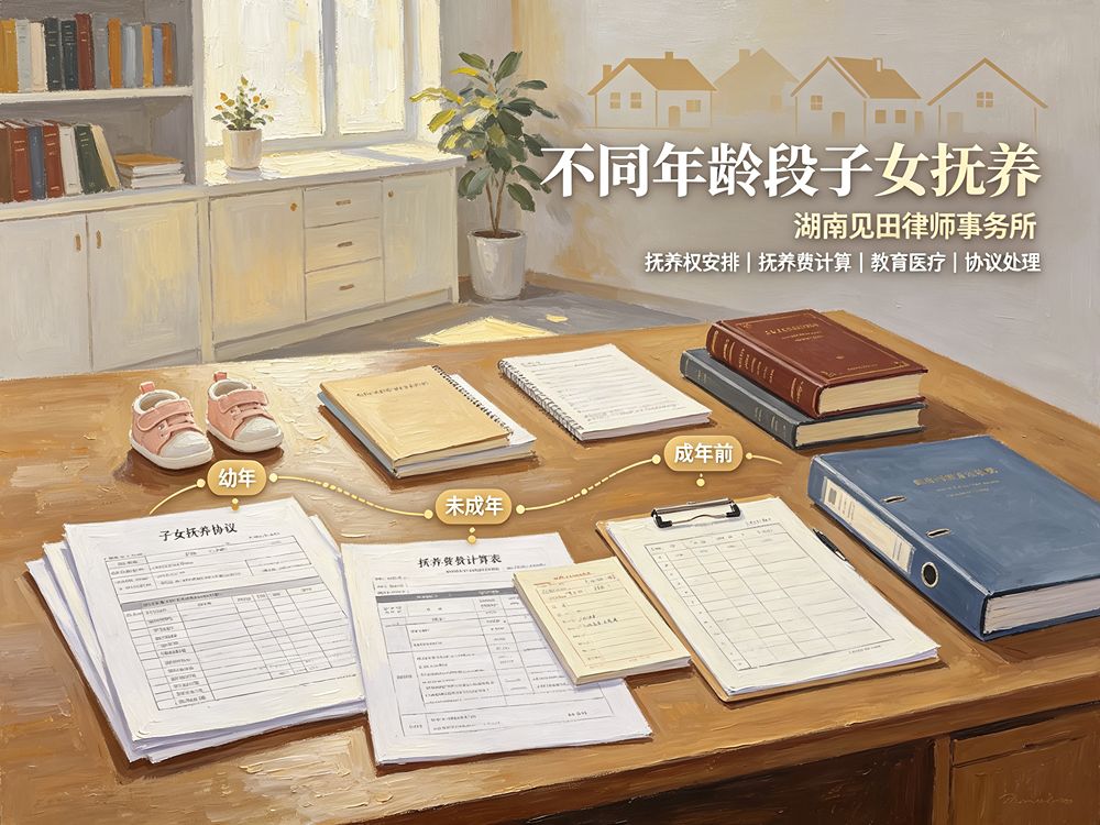 不同年龄段子女抚养