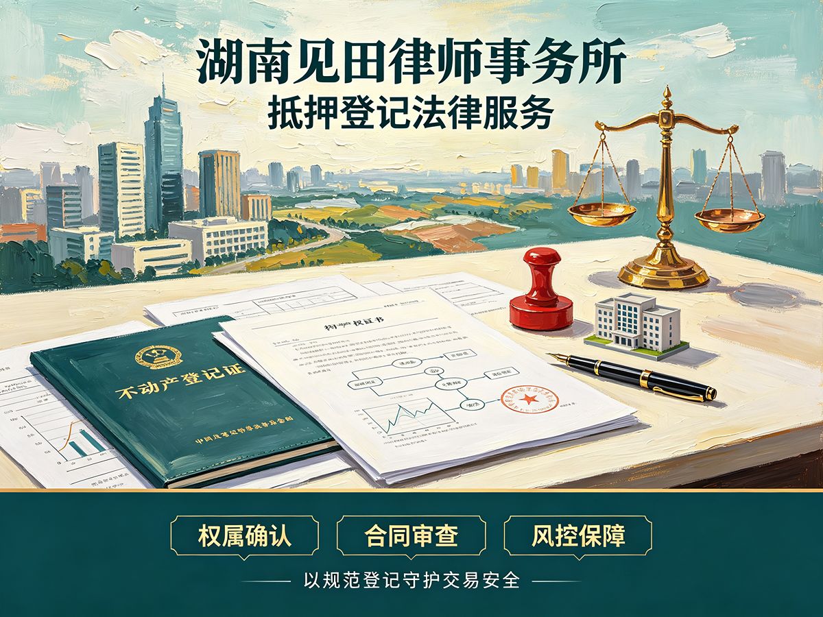 长沙抵押登记 - 湖南见田律师事务所